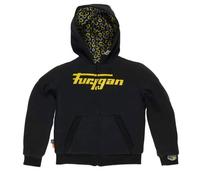 Furygan Luxio, veste en textile pour enfants 10 Noir/Jaune Néon Noir/Jaune Néon