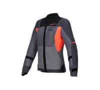 Alpinestars Stella ST-2 Air Veste textile de moto pour femmes, noir-gris-orange, taille L