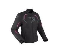 Blouson moto femme Bering Dundy - noir/fuchsia - 38 42