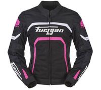 Furygan Mystic Evo Vented Veste, Noir-Blanc-Rose, S Women's
