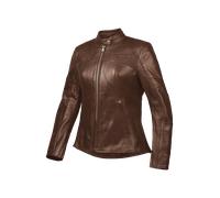 Ixon Cranky Air Veste en cuir de moto perforée pour dames, brun, taille 4XL pour femmes