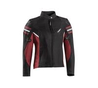 Blouson moto femme Ixon ilana evo - noir/bordeaux - L S