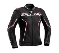 Blouson Moto Femme Ixon Trinity Noir/Blanc/FuchsiaM Noir,Blanc,Fuchsia