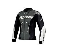 Blouson moto femme Ixon Vortex 3 - noir/anthracite/blanc - S