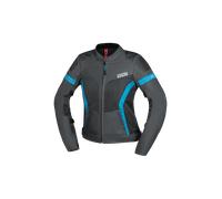 Blouson Moto Femme iXS Sport Trigonis-Air Gris/TurquoiseL Gris,Turquoise
