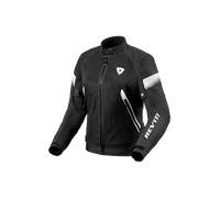 REV'IT! Veste moto textile Control Air H2O – Imperméable Femme – Noir/Blanc Taille 36