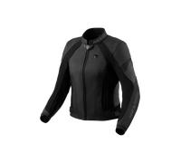 Revit Xena 4, veste en cuir pour femmes 46 Noir/Gris Foncé Noir/Gris Foncé