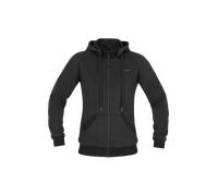 Richa Titan 2 Sweat à capuche zippé moto pour dames, noir, taille 2XL pour femmes
