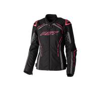 RST S-1, veste textile imperméable pour femmes L Noir/Gris/Fuchsia Néon Noir/Gris/Fuchsia Néon
