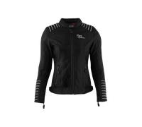 Blouson Moto Femme Rusty Stitches Amanda Noir/Blanc36 Noir,Blanc