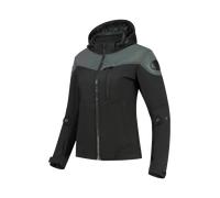 Blouson Moto Femme Rusty Stitches Ann Noir/Reflet d'huile38 Noir,Reflet d'huile
