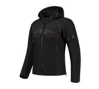 Rusty Stitches Naomi, veste textile femme 44 Noir/Fuchsia Noir/Fuchsia