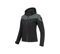 Blouson Moto Femme Rusty Stitches Super Ann Noir/Reflet d'huile54 Noir,Reflet d'huile