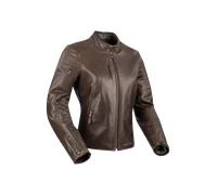 Segura Laxey, veste en cuir pour femmes T5 Marron Marron