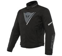 Blouson moto imperméable Dainese Veloce D-Dry noir gris anthracite blanc