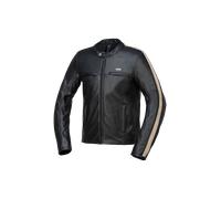 IXS Stripe, veste en cuir 60 Noir Noir