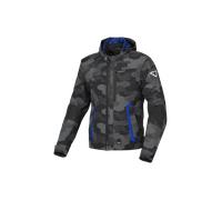 Macna Riggor Camo Veste textile de moto imperméable, gris, taille XL pour homme