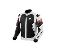 Revit Control Air H2O veste textile de moto imperméable, noir-blanc, taille L pour homme
