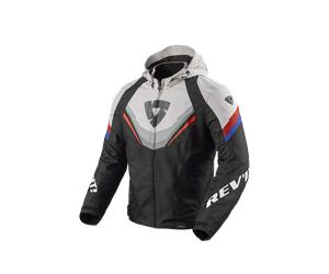 Blouson Moto REV'IT! Quantum 3 H2O Noir/Gris ClairM Noir,Gris Clair