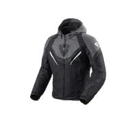 Revit Quantum 3 H2O Veste textile de moto imperméable, noir-gris, taille S pour homme