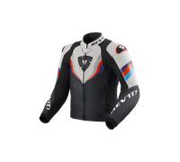 Revit Quantum 3 Blouson en cuir de moto perforé, noir-gris, taille 50 pour homme