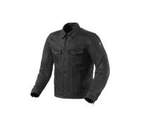 Revit Trucker Veste textile de moto, noir, taille L pour homme