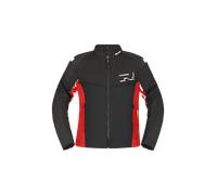 Richa Stradale Mesh Blouson textile de moto, noir/rouge, Taille M