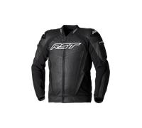 RST Tractech EVO 5 Blouson en cuir de moto, noir, taille M pour homme