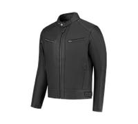 Rusty Stitches Dorian, veste en cuir M Noir Noir