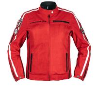 Blouson moto tissu mesh queen Helstons Rouge M