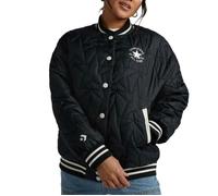 Blouson Noir Femme Converse Padded M