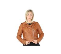 Blouson Oakwood Kyoto en cuir ref 44595 Cognac S