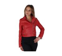 Blouson Oakwood Yoko en cuir ref 40521 Rouge M
