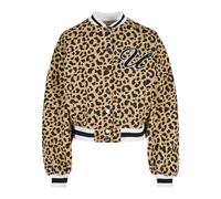 Urban Classics Veste bomber AOP Oversized College Beige Femme Taille L