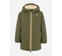 K-Way - Veste longue isolée, imperméable, coupe-vent - P.Le Vrai 4.0 Eiffel Orsetto Green Blackish - Taille Enfant 10 ans - Vert Vert 10 ans