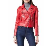 Blouson - perfecto - bomber Blauer - 21SBLDL02289 005975 - Pelle Capo Spalla Foderato Blouson en Cuir Femme XXL