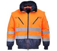 Blouson Pilote 3 En 1 Hv-Orange-Xl Pj50