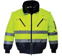 Blouson pilote 3 en 1 - Portwest - PJ50 - Haute visibilité - Jaune/Bleu - Mixte M