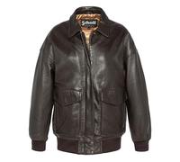 blouson pilote femme en cuir lave schott,LCWDAISY