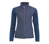 Blouson polaire à empiècements matelassés femme Peak Mountain Apony Bleu M