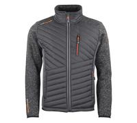 Blouson polaire à empiècements matelassés Peak Mountain Chacha Noir 2XL