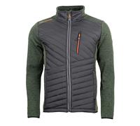 Blouson polaire à empiècements matelassés Peak Mountain Chacha Vert 2XL