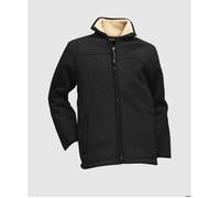 Blouson polaire doublé sherpa ECORCE NOIR - LMA LEBEURRE - 216500 M