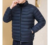 Blouson Polyester Imperméable Capuche Réglable Hommes | Tailles 2XL à 6XL, tissu épais polyester, design multi-poches pratique, idéal grand gabarit(Blue 3XL)