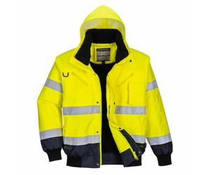 Blouson -PORTWEST - haute visibilité Jaune / Marine T.6XL C465YNR6XL