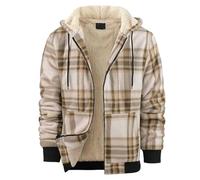 Blouson pour homme Vestes demi-saison Automne Ete Blousons de travail d'extérieur Manteaus en doudoune coton grande taille zippée décontractée tendance avec col montant style universitaire
