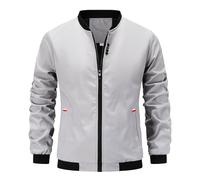 Blouson pour homme Vestes demi-saison Hiver Blousons de sport loisirs Manteaus en matelassée cuir grande taille zippée Manteau d'hiver décontracté softshell col montant poches zippées