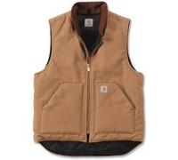 Blouson Sans Manche Toile Coton Doublure Thermique Marron Carhartt Xl Carhartt S1V01Brnxl G