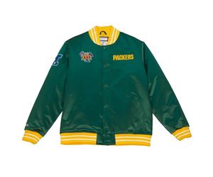 Blouson satin Ã©pais Green Bay Packers Vert XL