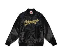 Blouson satin Chicago Bulls Big Face 4.0 Noir XL